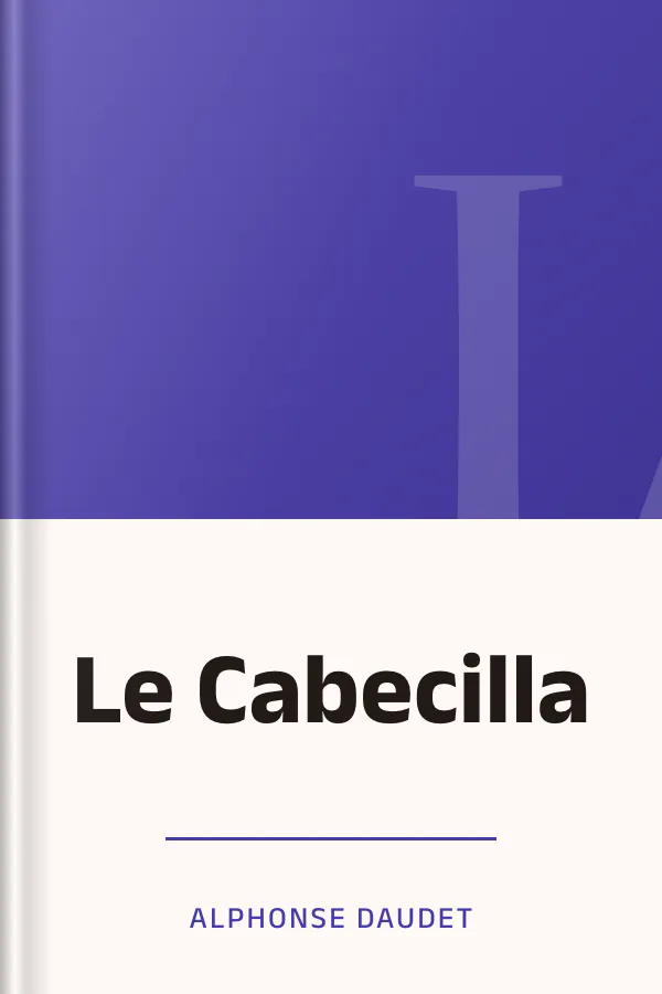 Le Cabecilla d’Alphonse Daudet, couverture du livre