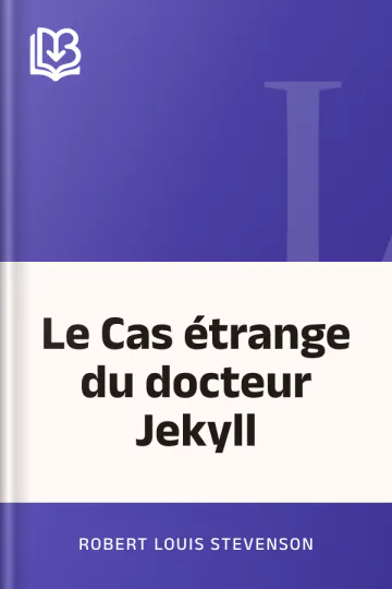 Le Cas étrange du docteur Jekyll de Robert Louis Stevenson, couverture du livre