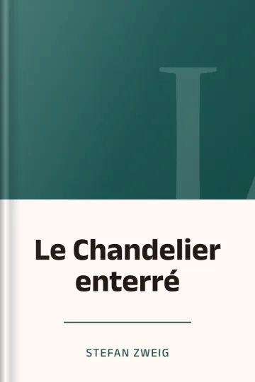 Le Chandelier enterré de Stefan Zweig, couverture du livre