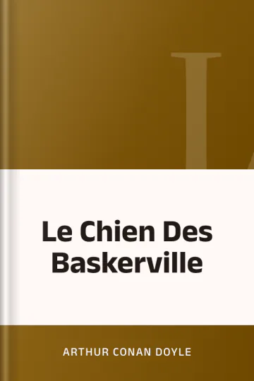 Le Chien Des Baskerville d’Arthur Conan Doyle, couverture du livre