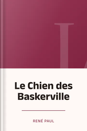Le Chien des Baskerville de René Paul, couverture du livre