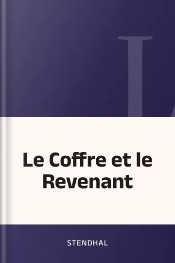 Le Coffre et le Revenant de Stendhal, couverture du livre