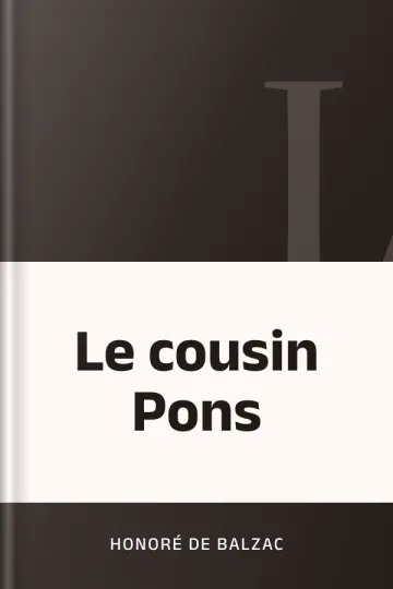 Le cousin Pons d’Honoré de Balzac, couverture du livre