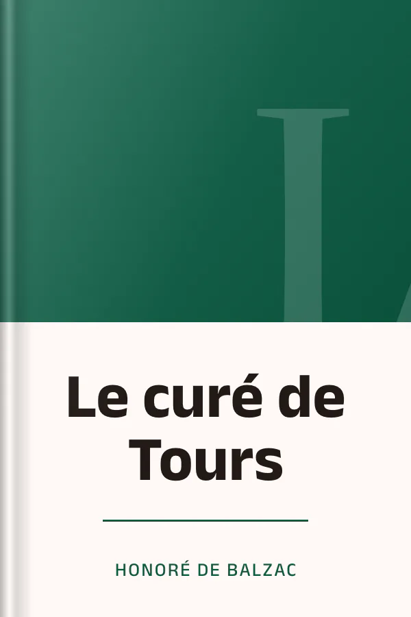 Le curé de Tours d’Honoré de Balzac, couverture du livre