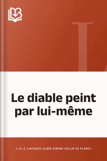 Le diable peint par lui-même de J.-A.-S. (Jacques-Albin-Simon) Collin de Plancy, couverture du livre