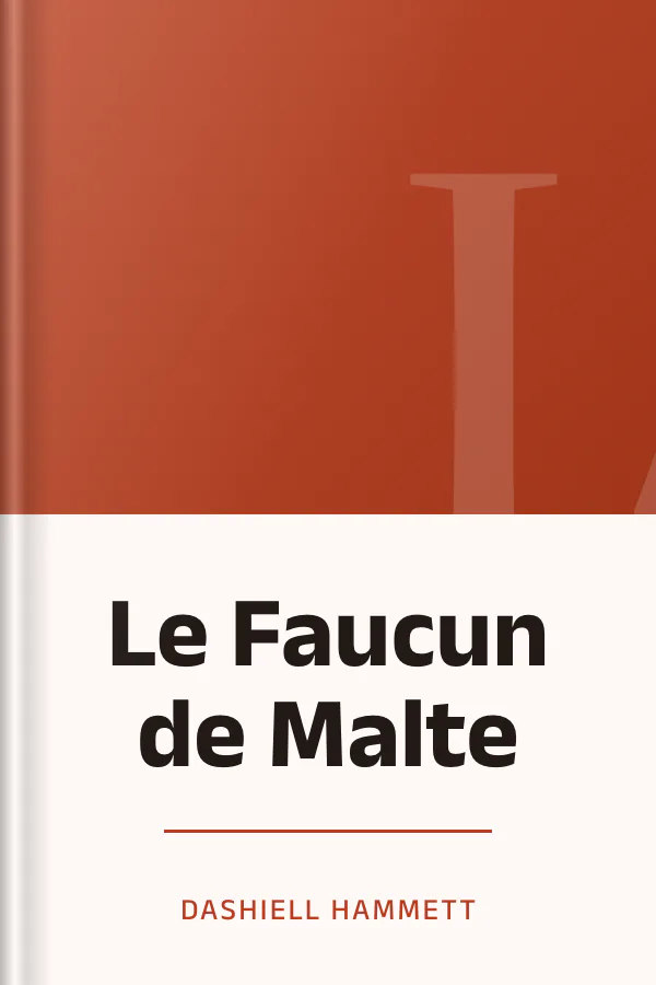 Le Faucun de Malte de Dashiell Hammett, couverture du livre
