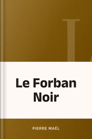 Le Forban Noir de Pierre Maël, couverture du livre