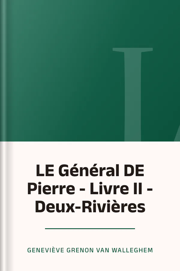 LE Général DE Pierre - Livre II - Deux-Rivières de Geneviève Grenon Van Walleghem, couverture du livre