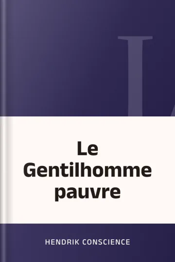 Le Gentilhomme pauvre d’Hendrik Conscience, couverture du livre