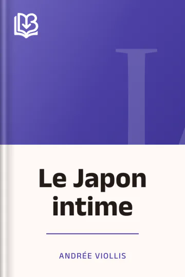 Le Japon intime d’Andrée Viollis, couverture du livre