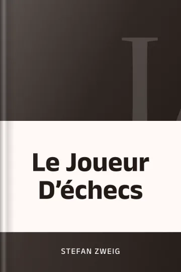 Le Joueur D’échecs de Stefan Zweig, couverture du livre