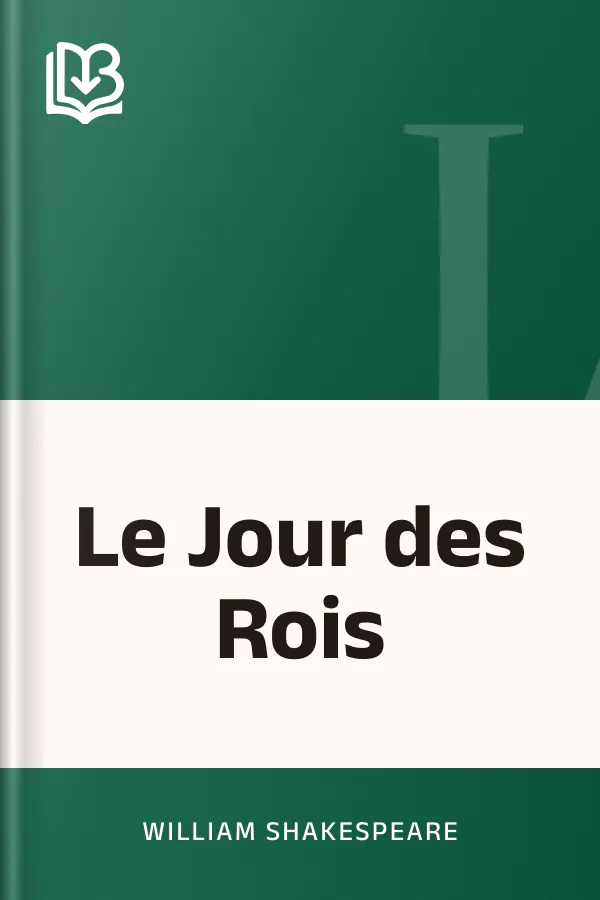 Le Jour des Rois de William Shakespeare, couverture du livre