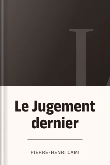 Le Jugement dernier de Pierre-Henri Cami, couverture du livre