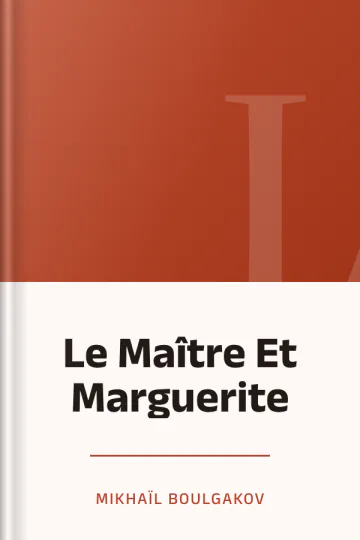Le Maître Et Marguerite de Mikhaïl Boulgakov, couverture du livre