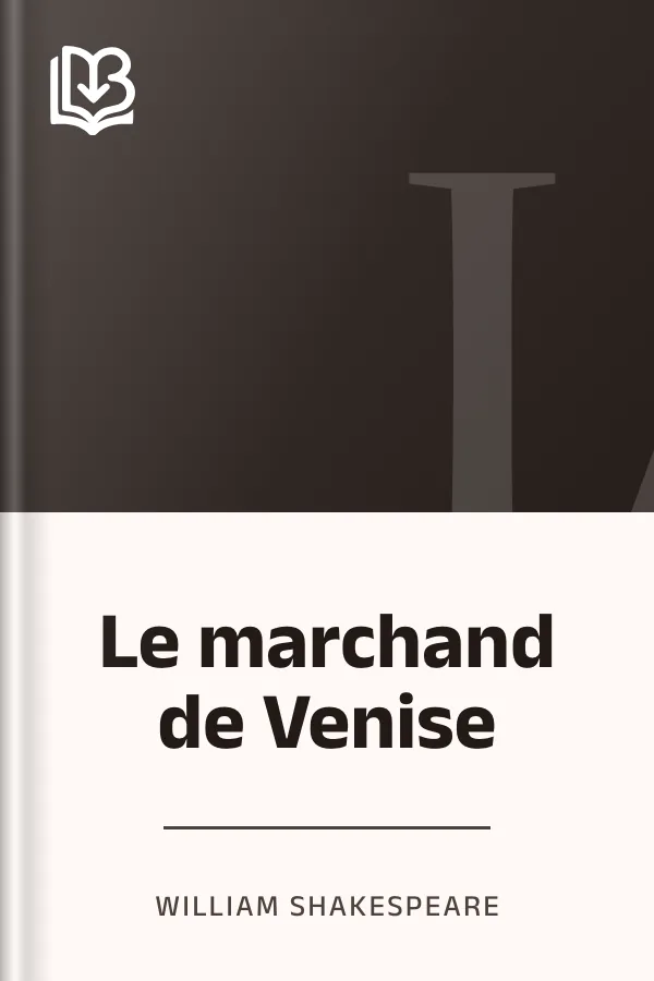 Le marchand de Venise de William Shakespeare, couverture du livre