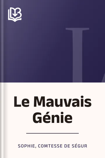 Le Mauvais Génie de comtesse de Sophie Ségur, couverture du livre