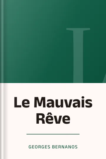 Le Mauvais Rêve de Georges Bernanos, couverture du livre