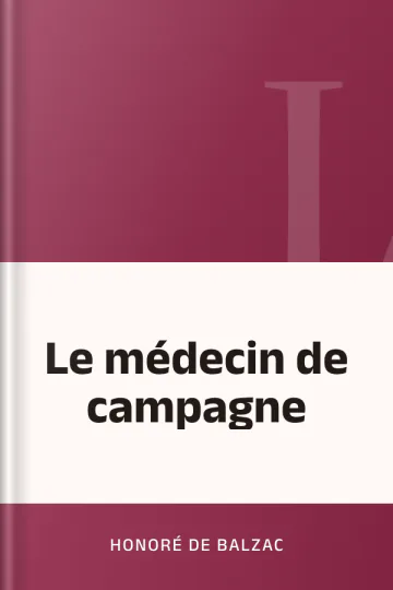Le médecin de campagne d’Honoré de Balzac, couverture du livre