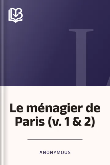 Le ménagier de Paris (v. 1 & 2) d’Anonymous, couverture du livre