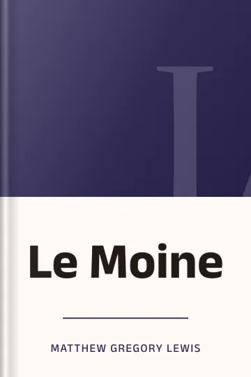 Le Moine de Matthew Gregory Lewis, couverture du livre