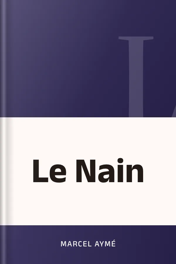 Le Nain de Marcel Aymé, couverture du livre