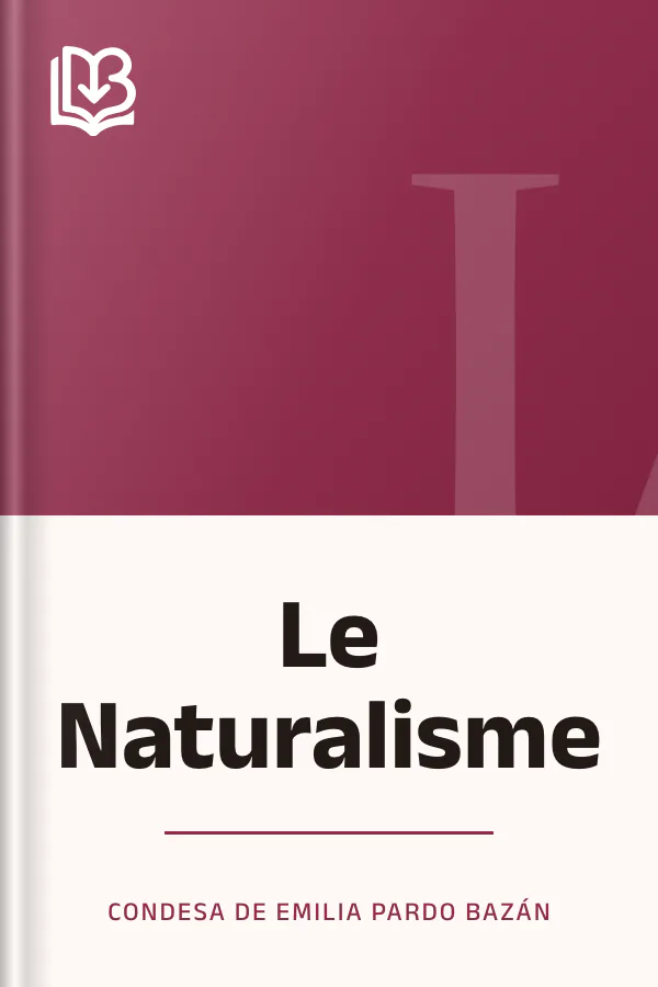 Le Naturalisme de condesa de Emilia Pardo Bazán, couverture du livre