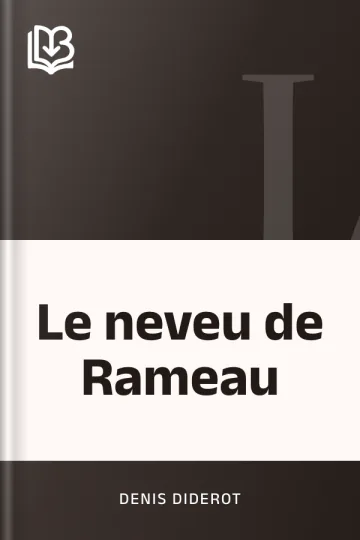 Le neveu de Rameau de Denis Diderot, couverture du livre