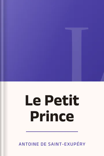Le Petit Prince d’Antoine de Saint-Exupéry, couverture du livre