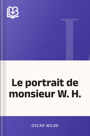 Le portrait de monsieur W. H. d’Oscar Wilde, couverture du livre