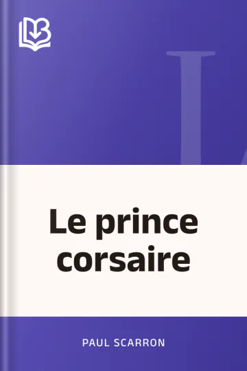 Le prince corsaire de Paul Scarron, couverture du livre