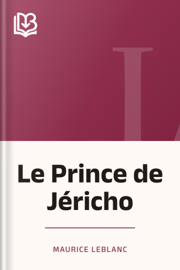Le Prince de Jéricho de Maurice Leblanc, couverture du livre
