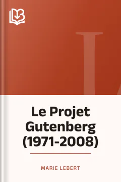 Le Projet Gutenberg (1971-2008) - Marie Lebert