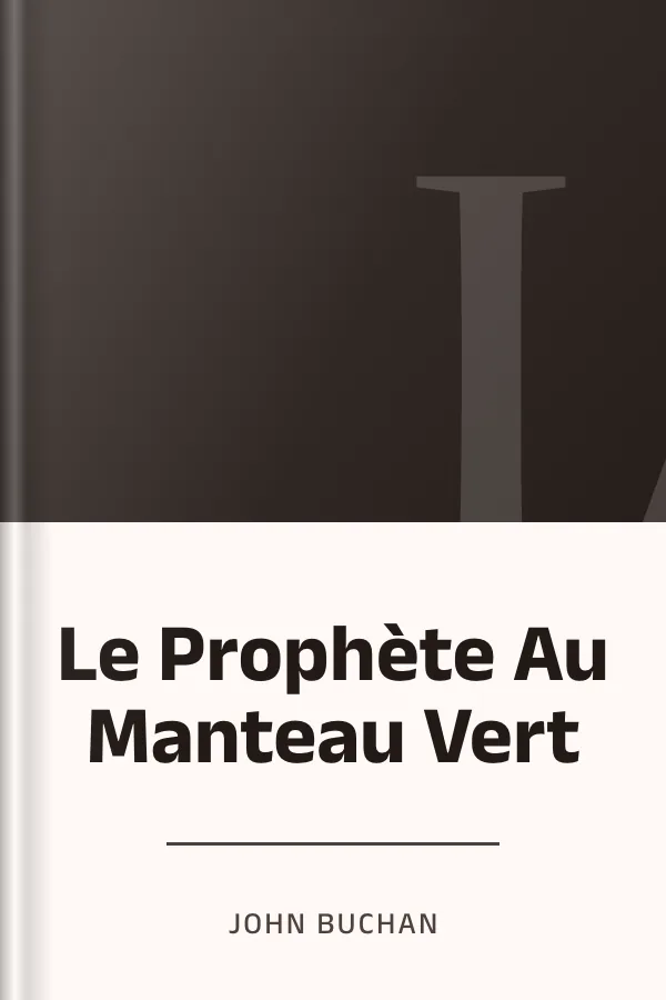 Le Prophète Au Manteau Vert de John Buchan, couverture du livre