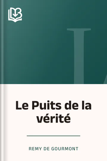 Le Puits de la vérité de Remy de Gourmont, couverture du livre