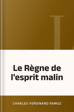 Le Règne de l'esprit malin - Charles-Ferdinand Ramuz