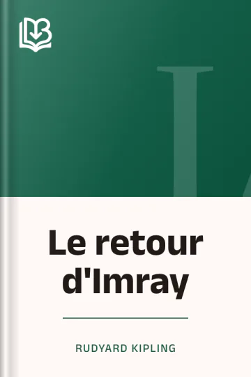 Le retour d'Imray de Rudyard Kipling, couverture du livre