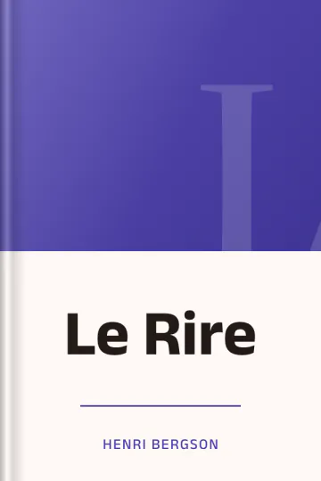 Le Rire d’Henri Bergson, couverture du livre