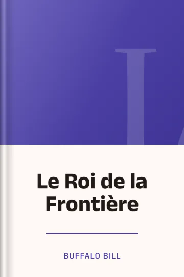 Le Roi de la Frontière de Buffalo Bill, couverture du livre