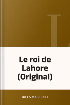 Le roi de Lahore (Original) - Jules Massenet