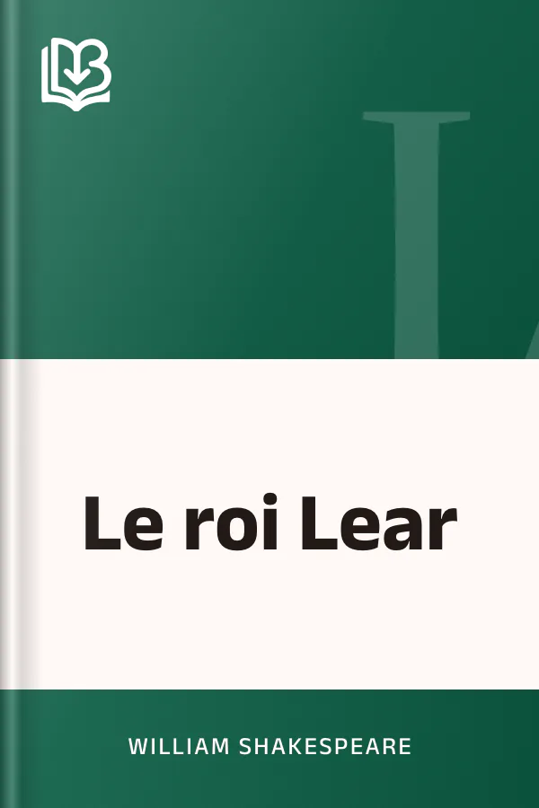 Le roi Lear de William Shakespeare, couverture du livre