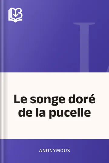 Le songe doré de la pucelle d’Anonymous, couverture du livre