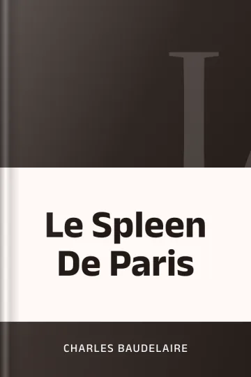 Le Spleen De Paris de Charles Baudelaire, couverture du livre