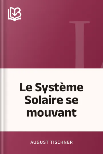 Le Système Solaire se mouvant d’August Tischner, couverture du livre