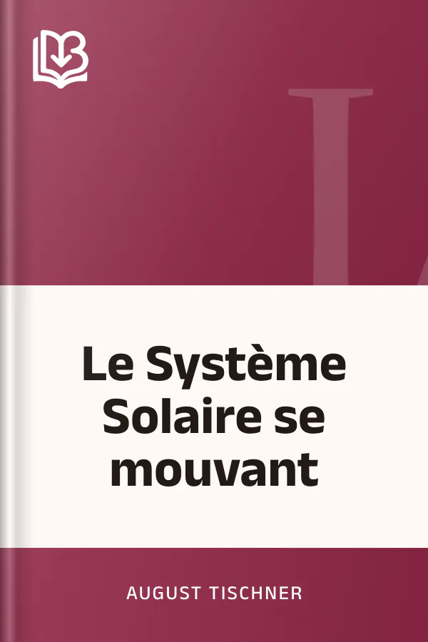 Le Système Solaire se mouvant d’August Tischner, couverture du livre