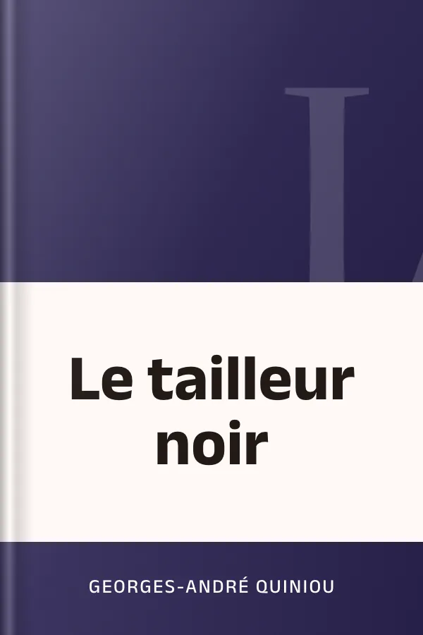 Le tailleur noir de Georges-andré QUINIOU, couverture du livre