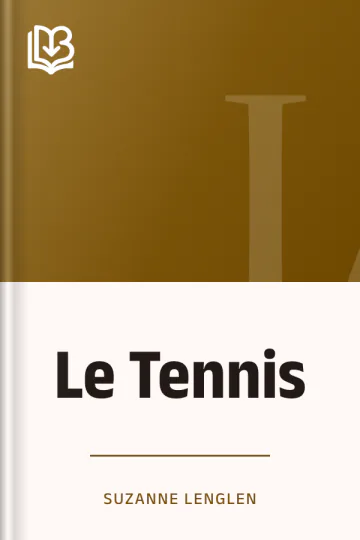 Le Tennis de Suzanne Lenglen, couverture du livre