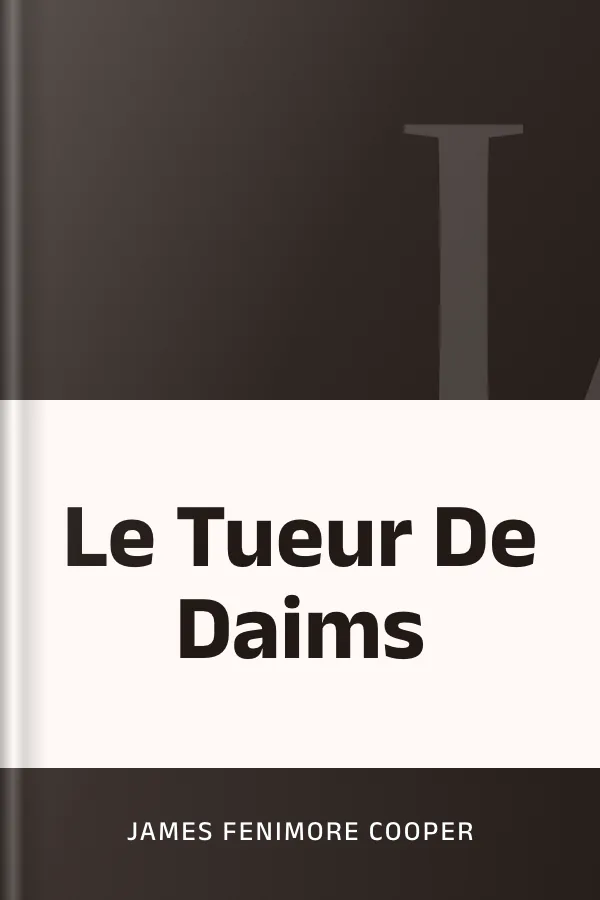 Le Tueur De Daims de James Fenimore Cooper, couverture du livre