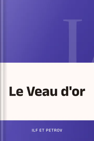 Le Veau d'or d’Ilf et Petrov, couverture du livre