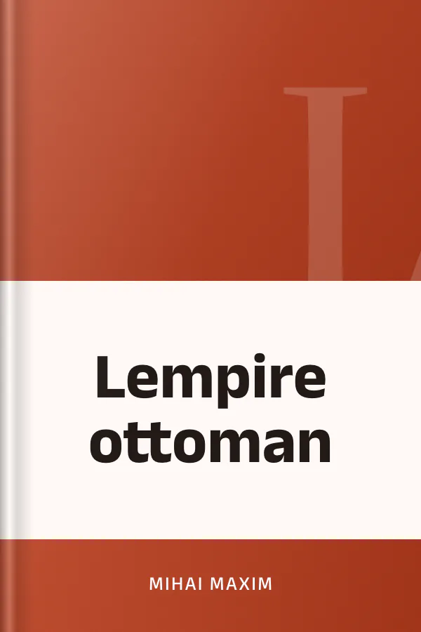 Lempire ottoman de Mihai Maxim, couverture du livre