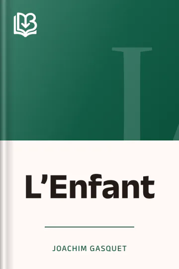 L’Enfant de Joachim Gasquet, couverture du livre